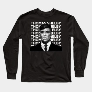 Thomas Shelby Black and White Long Sleeve T-Shirt